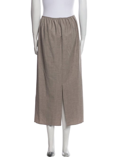 Carven Wool Midi Length Skirt