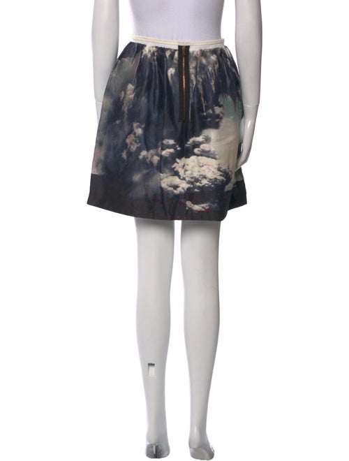 Carven Linen Mini Skirt