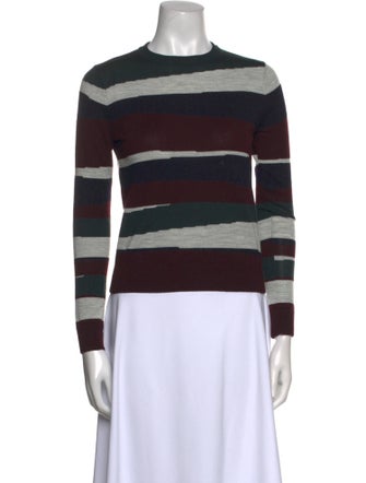Carven Merino Wool Striped Sweater