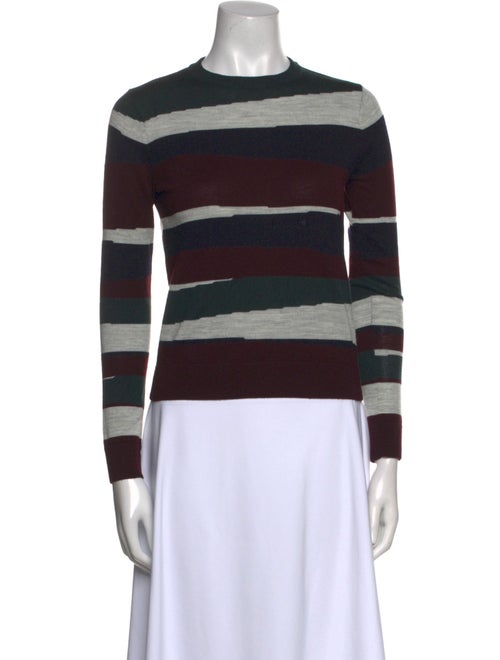 Carven Merino Wool Striped Sweater