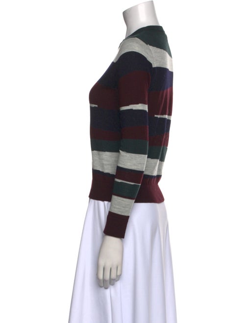 Carven Merino Wool Striped Sweater