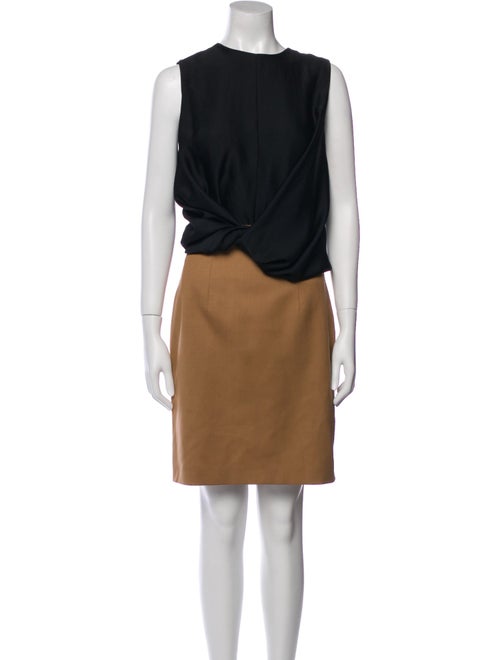 Carven Virgin Wool Mini Dress