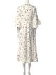 Carven Floral Print Long Dress