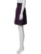 Carven Plaid Print Mini Skirt