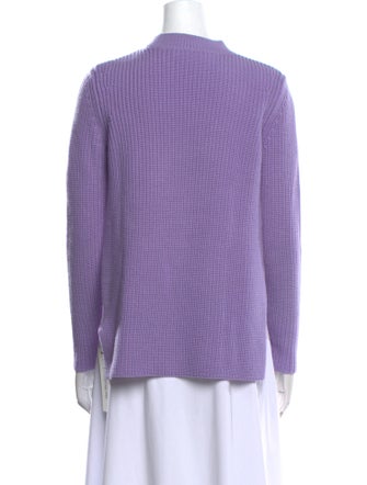 Carven Wool Mock Neck Sweater