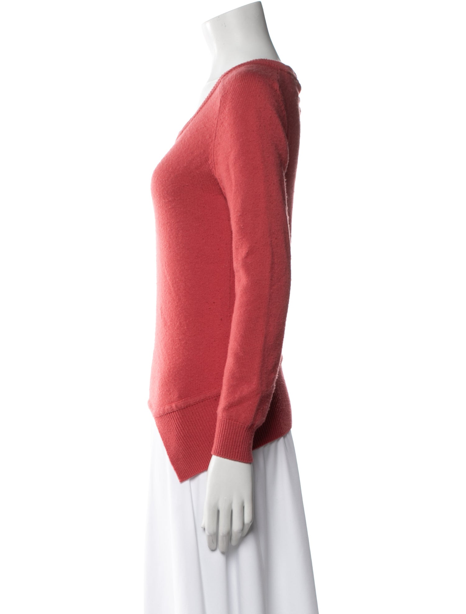 Carven Wool Scoop Neck Sweater