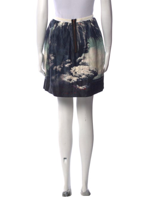 Carven Linen Mini Skirt