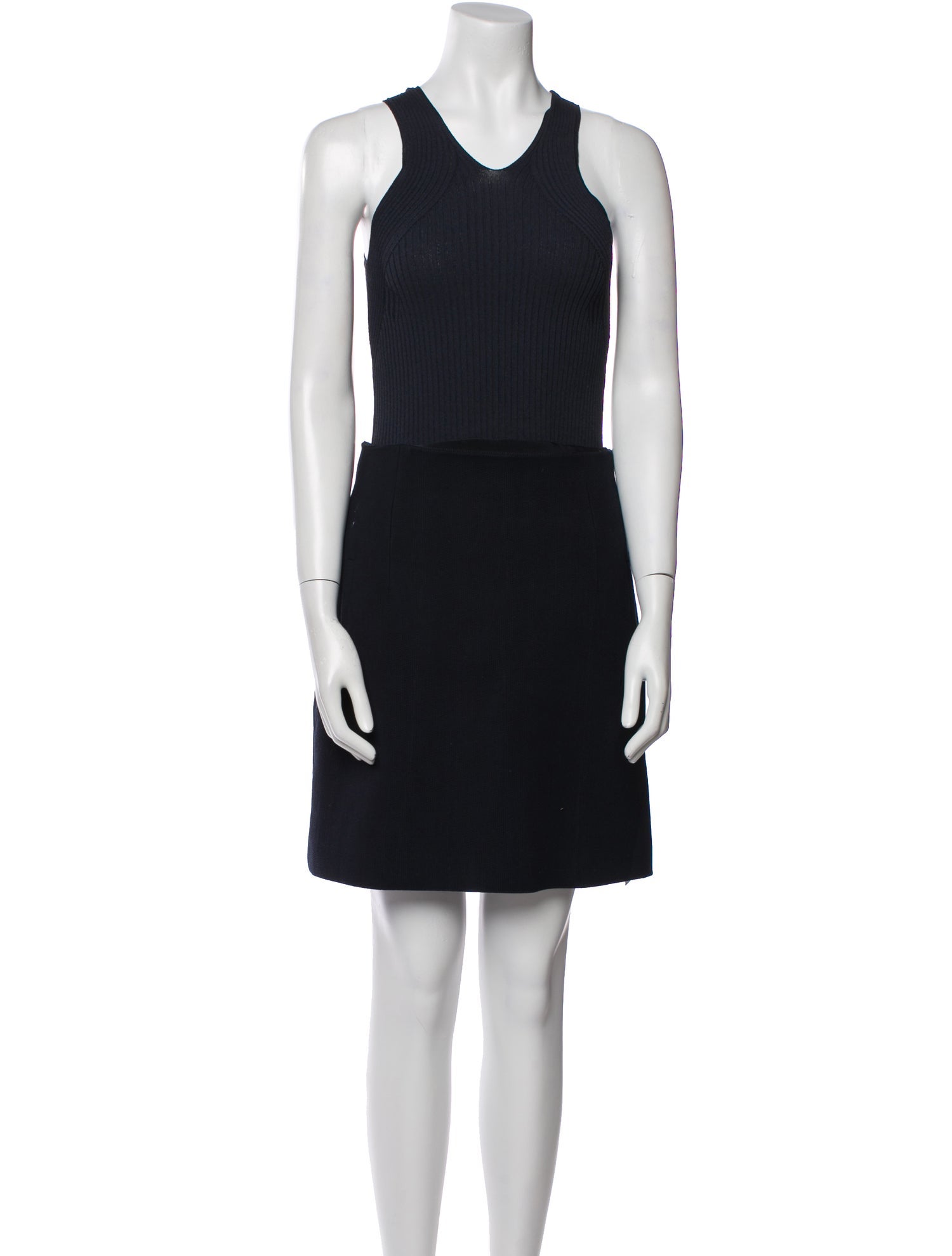 Carven Scoop Neck Mini Dress