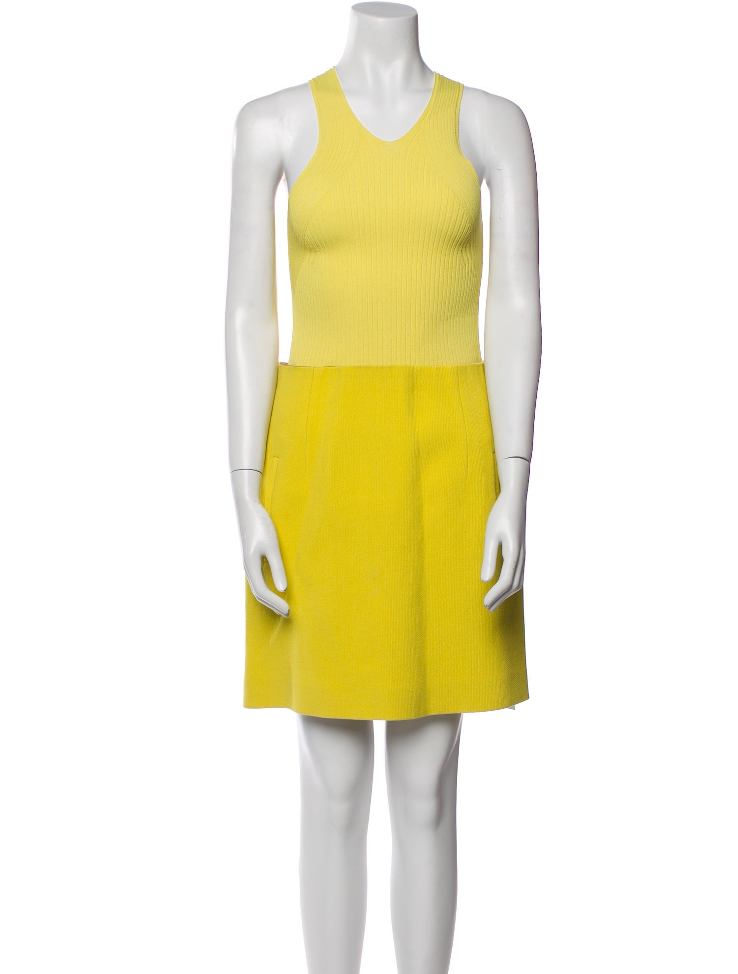 Carven Scoop Neck Mini Dress