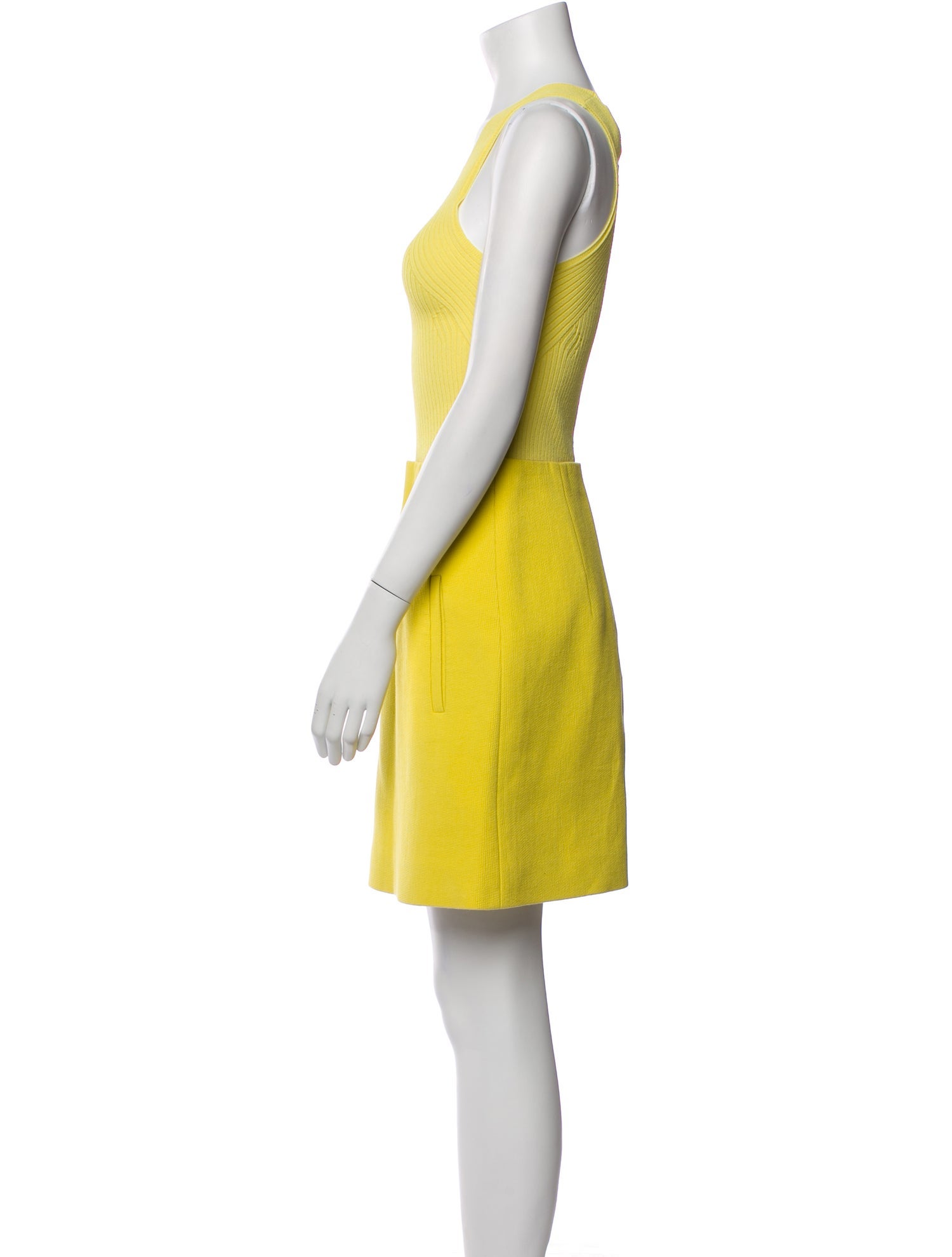 Carven Scoop Neck Mini Dress