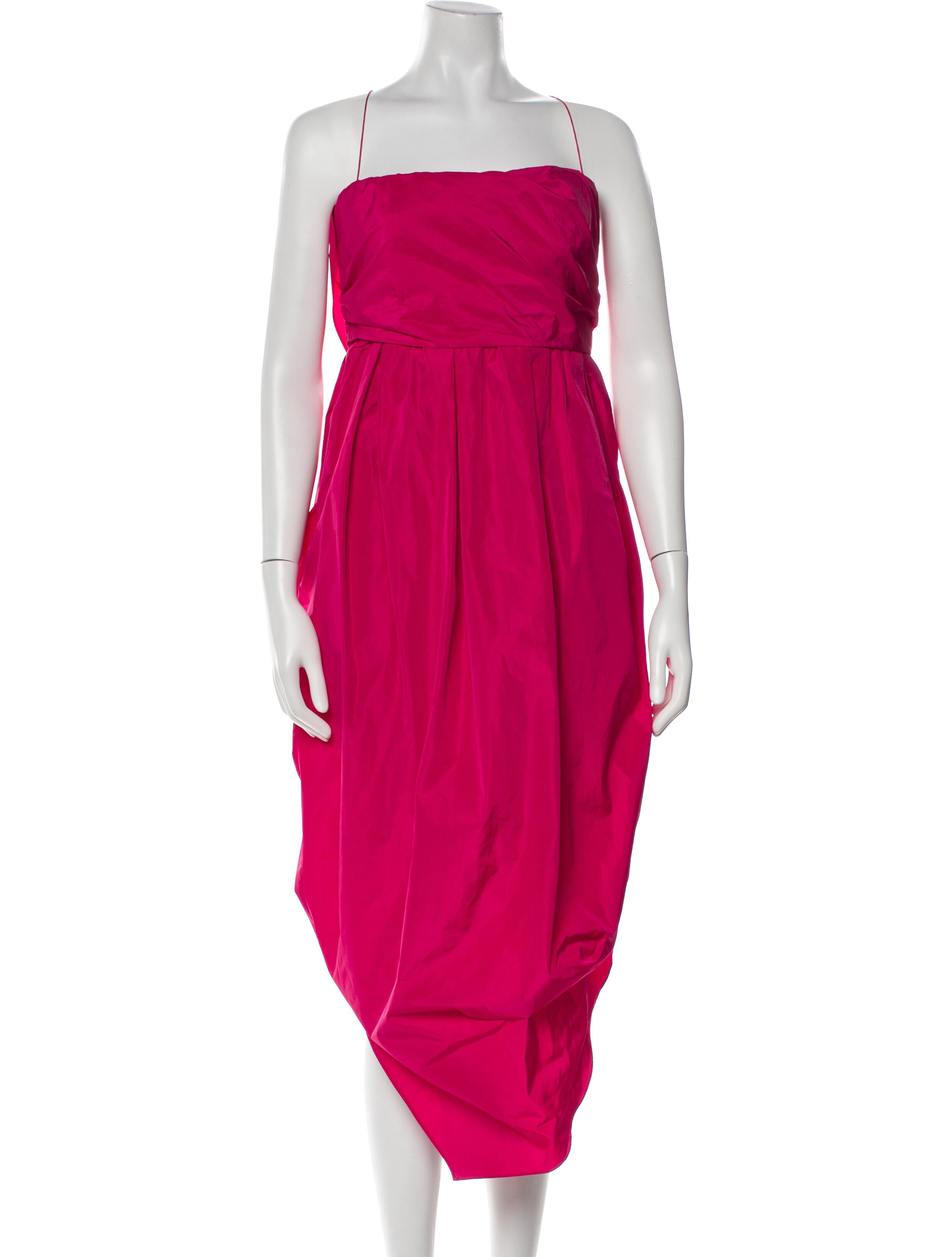 Carven Square Neckline Long Dress