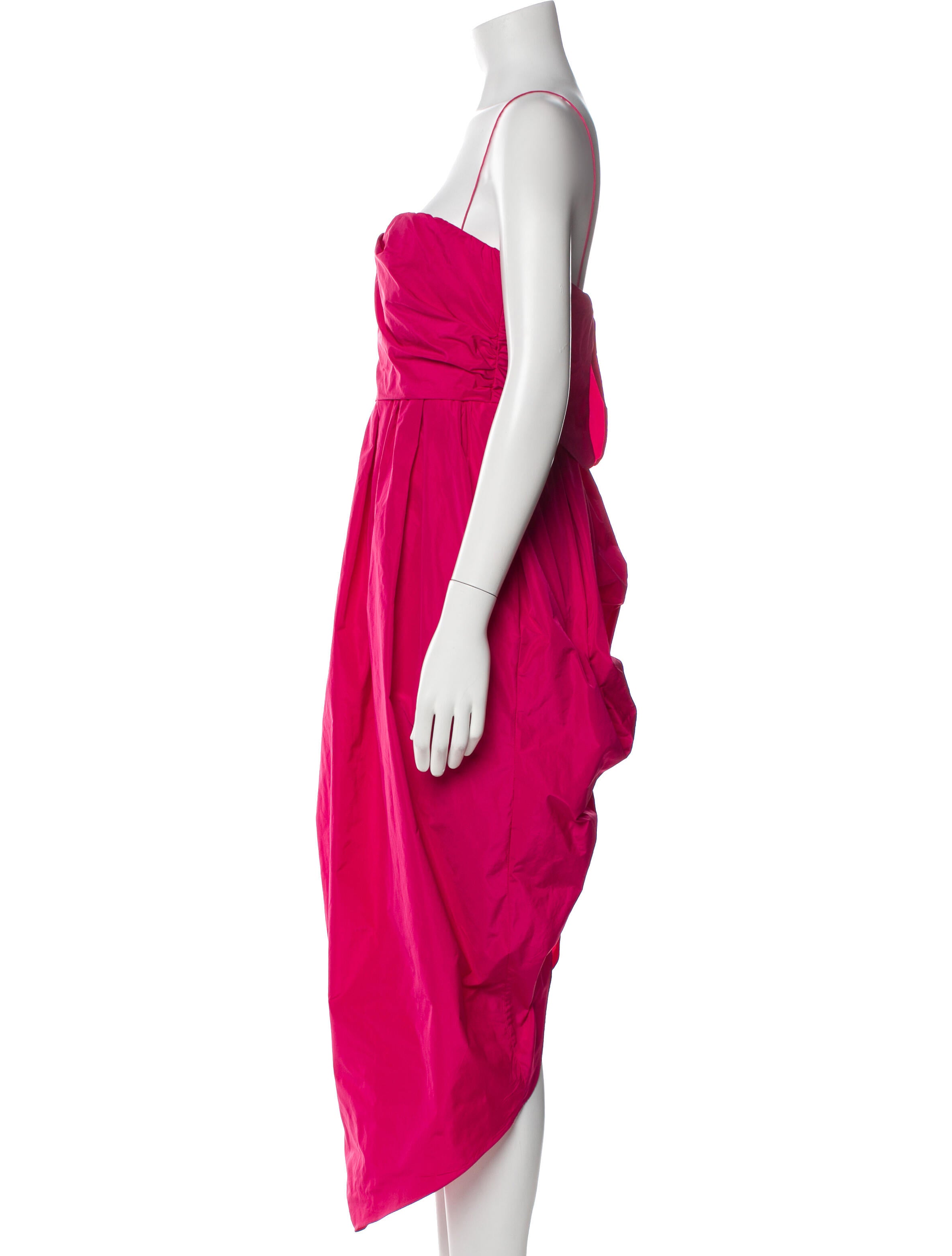 Carven Square Neckline Long Dress