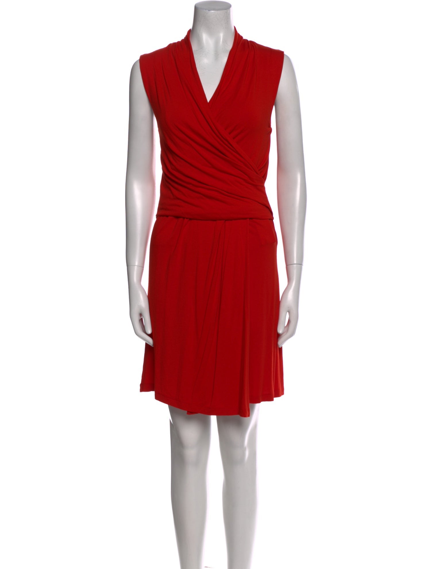 Carven V-Neck Mini Dress