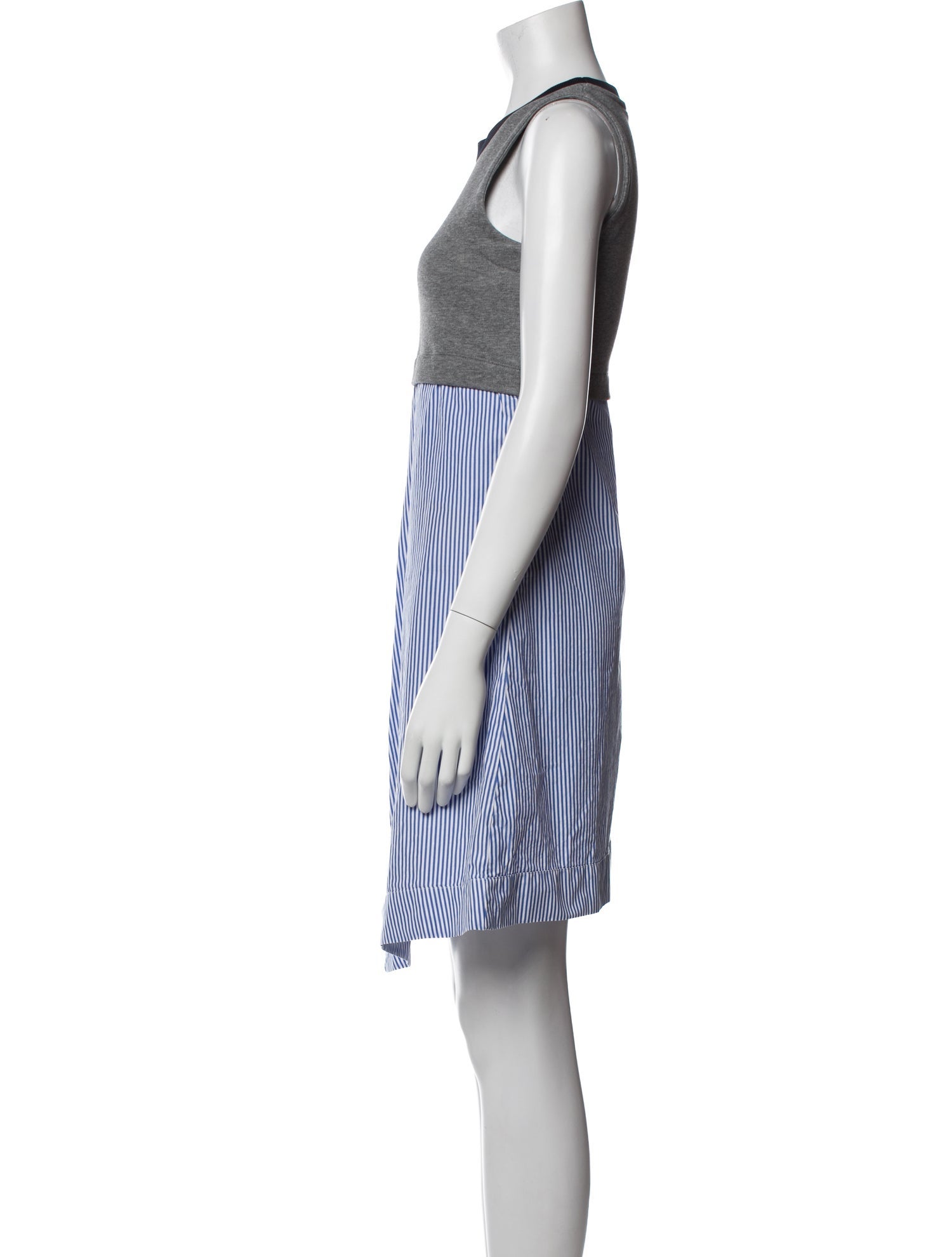 Carven Striped Knee-Length Dress