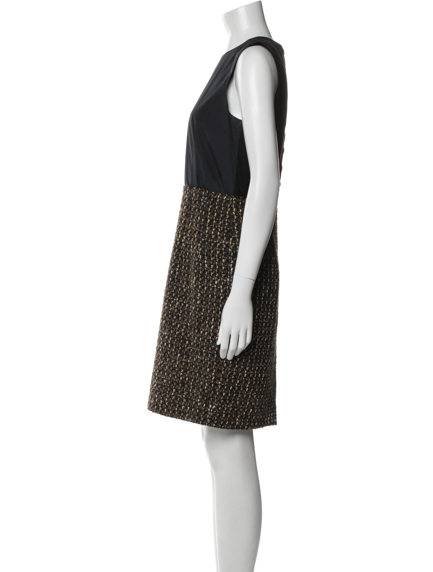 Carven Crew Neck Knee-Length Dress