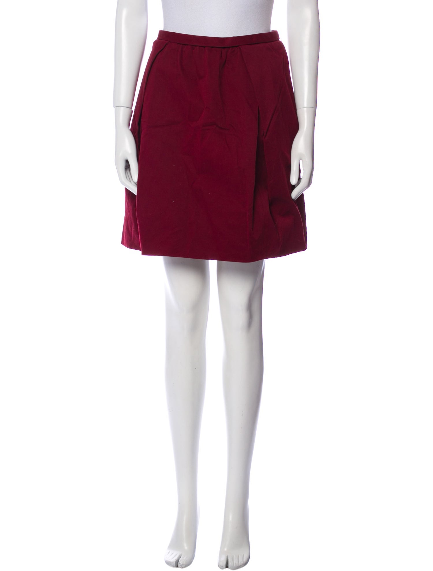 Carven Ruffle Embellishment Mini Skirt