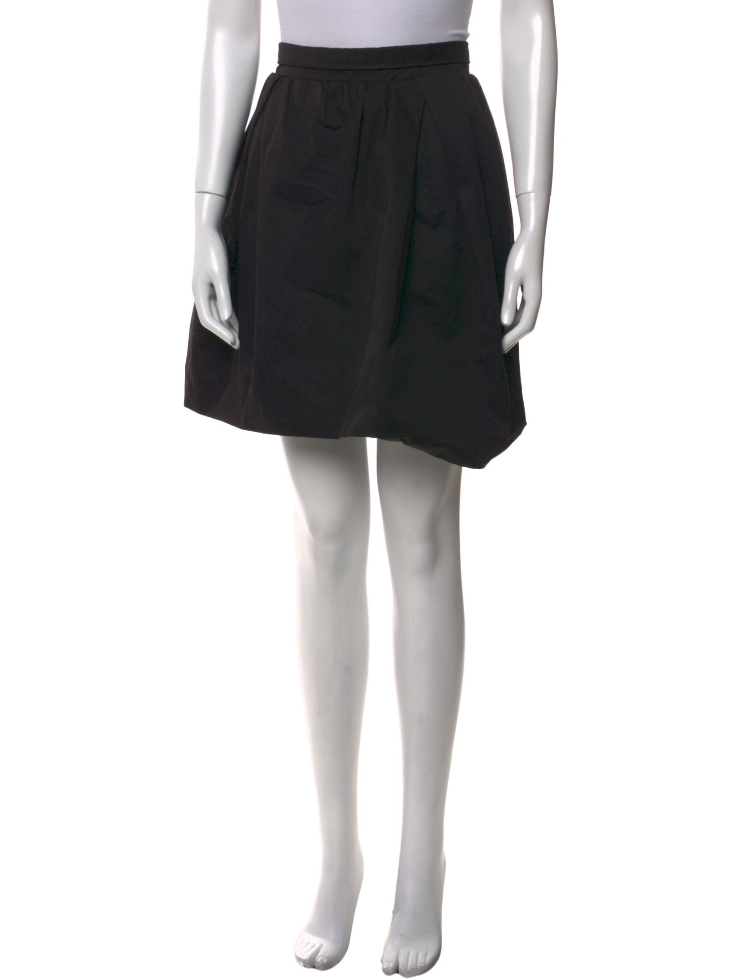 Carven Pleated Accents Mini Skirt