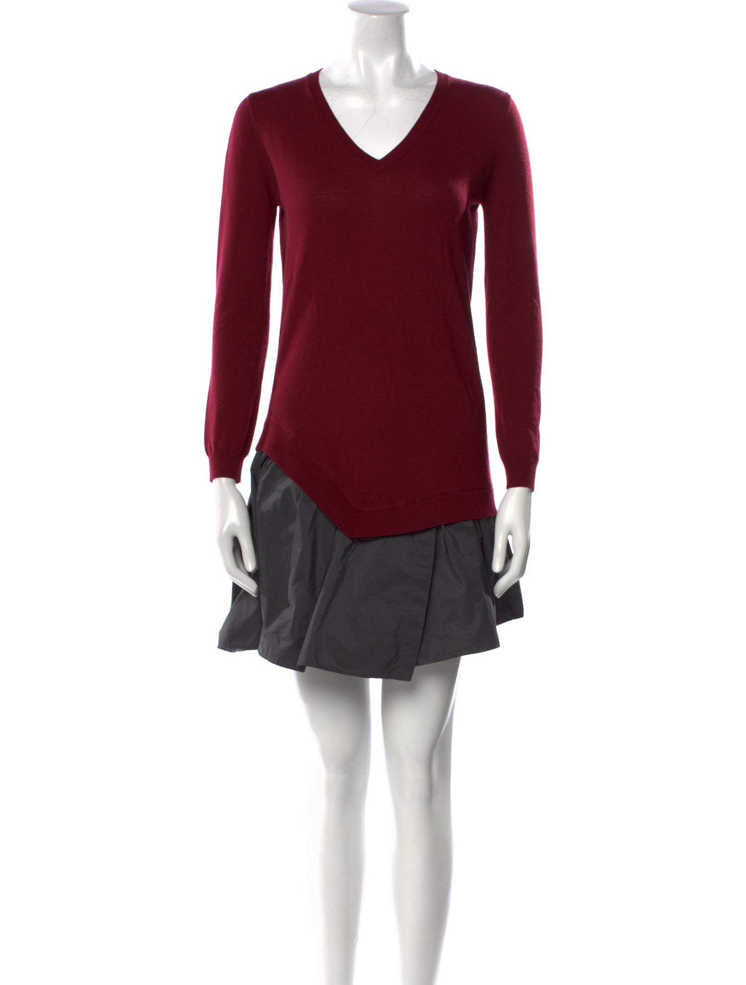 Carven Merino Wool Mini Dress