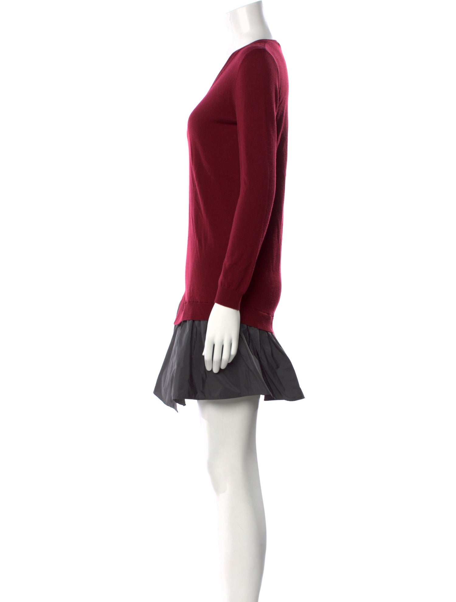 Carven Merino Wool Mini Dress