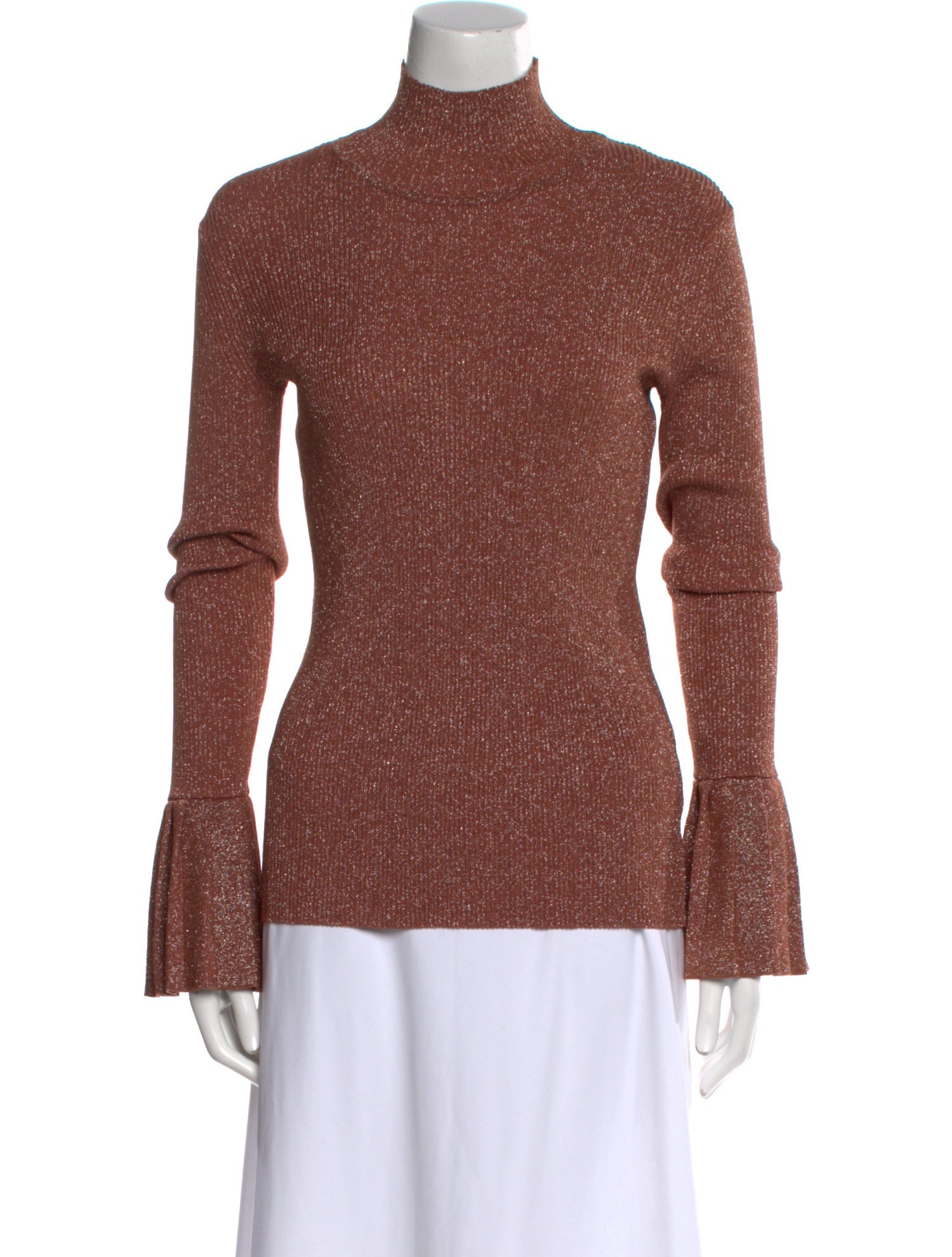 Carven Turtleneck Long Sleeve Top