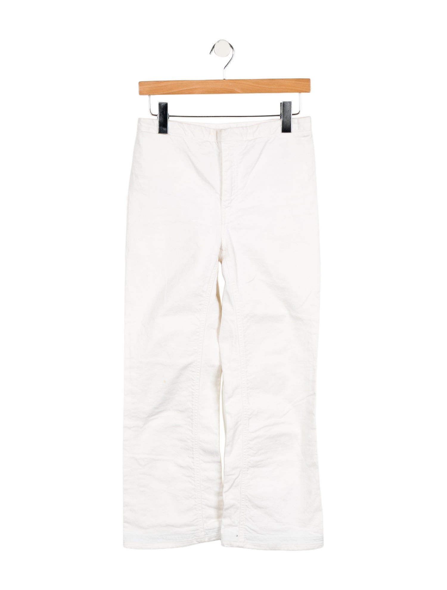 Carven Mid-Rise Wide Leg Jeans