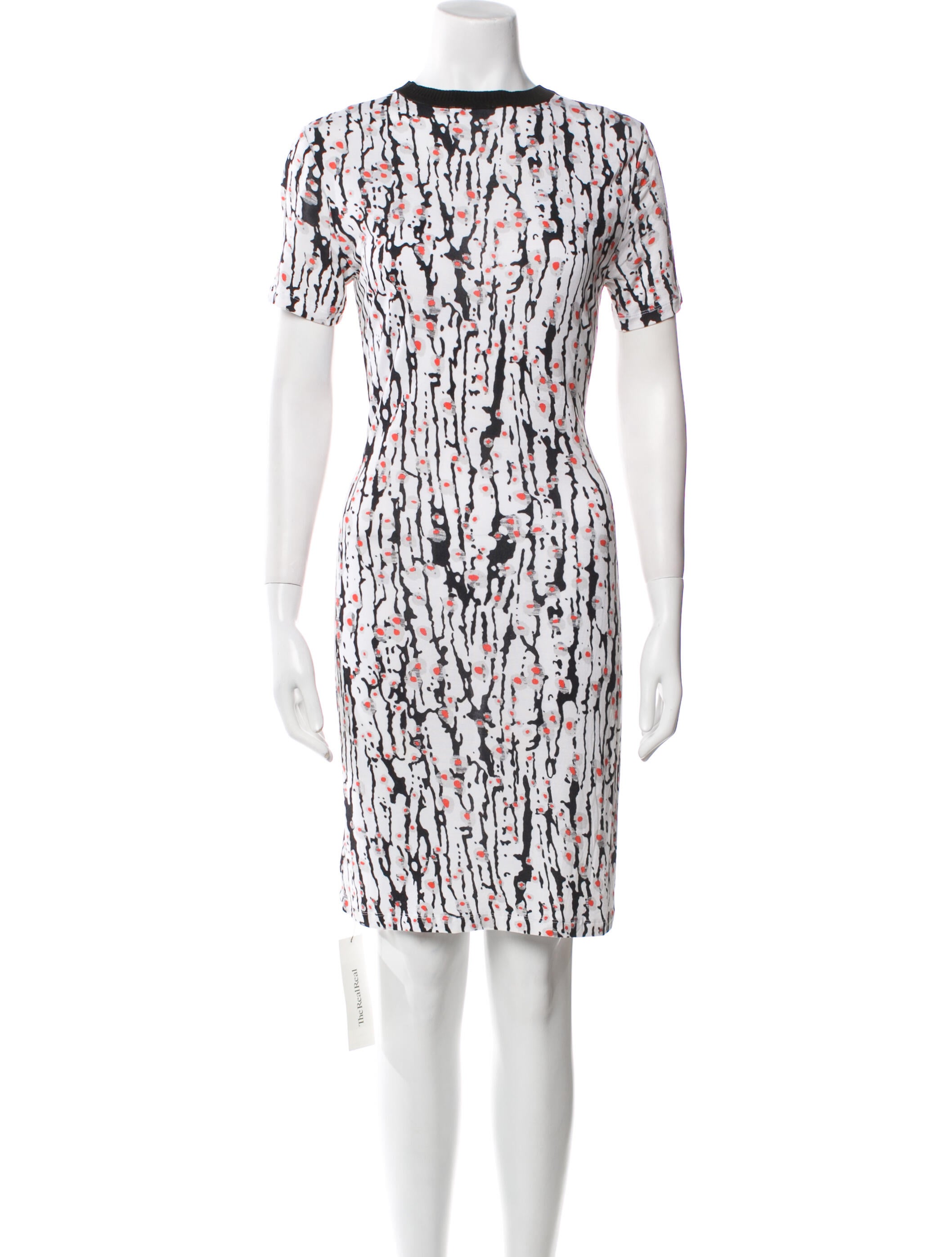 Carven Printed Knee-Length Dress