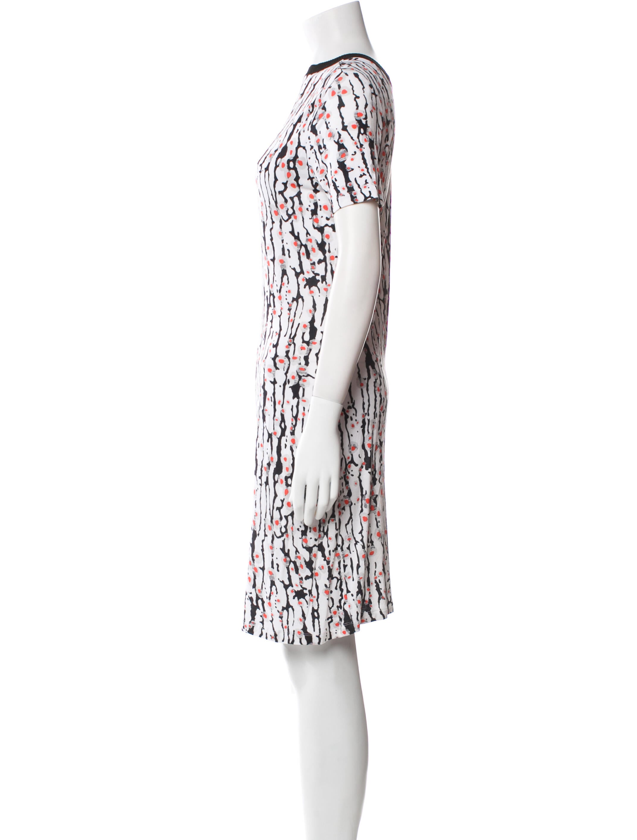Carven Printed Knee-Length Dress