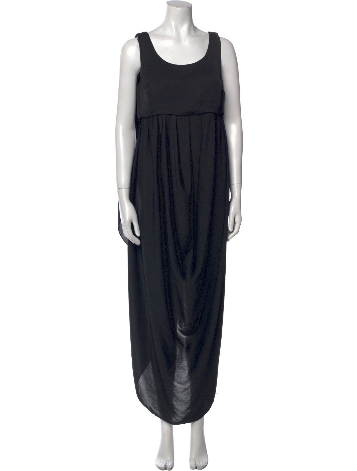 Carven Scoop Neck Long Dress