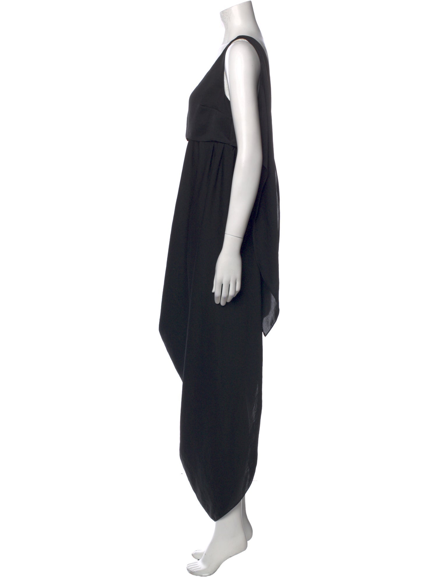 Carven Scoop Neck Long Dress