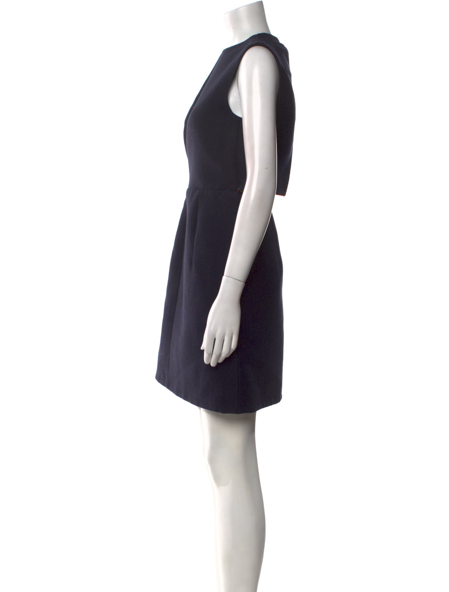 Carven Crew Neck Mini Dress