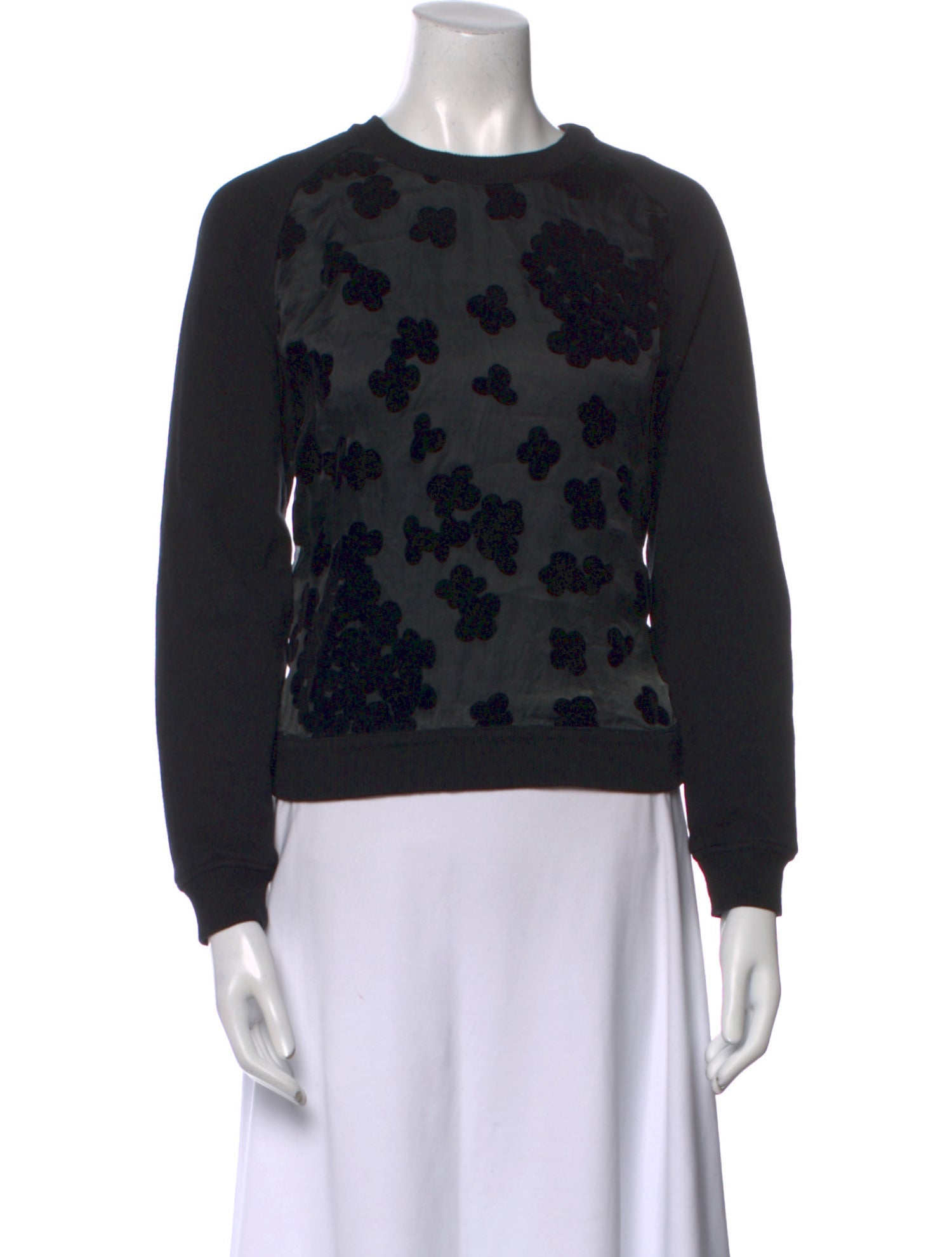 Carven Printed Crew Neck Sweatshirt