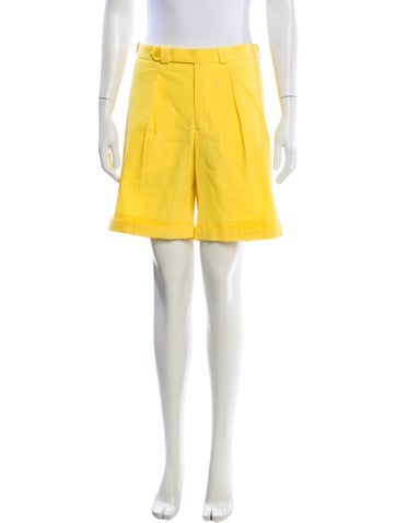 Pre-owned Carven Knee-length Shorts In Yellow