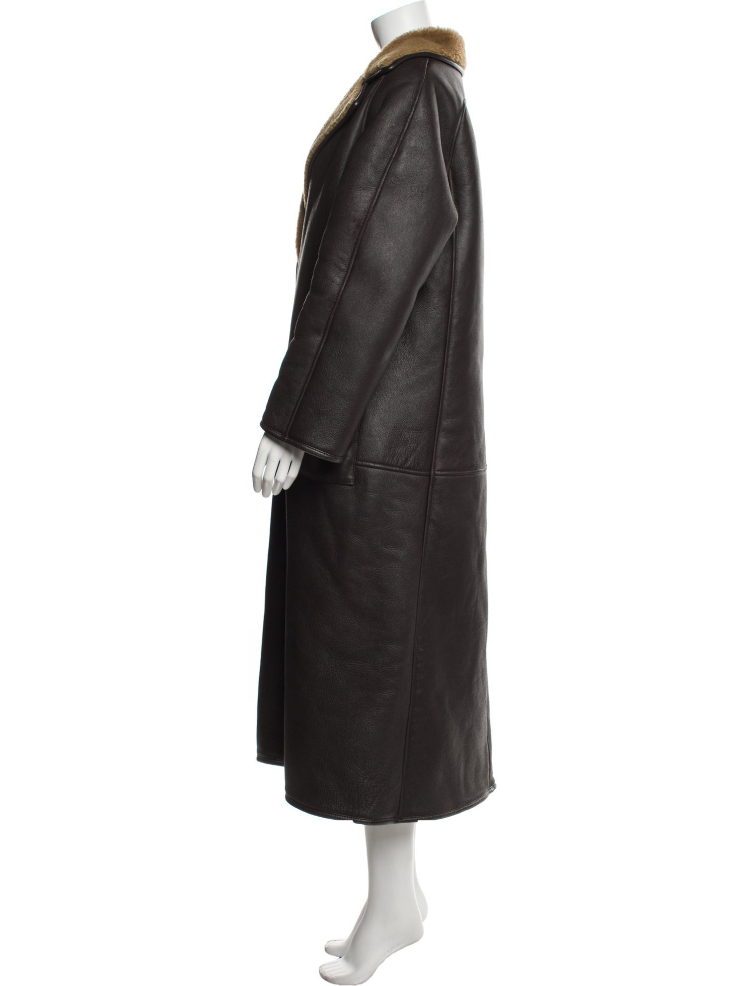 Cawley Studio Leather Fur Coat