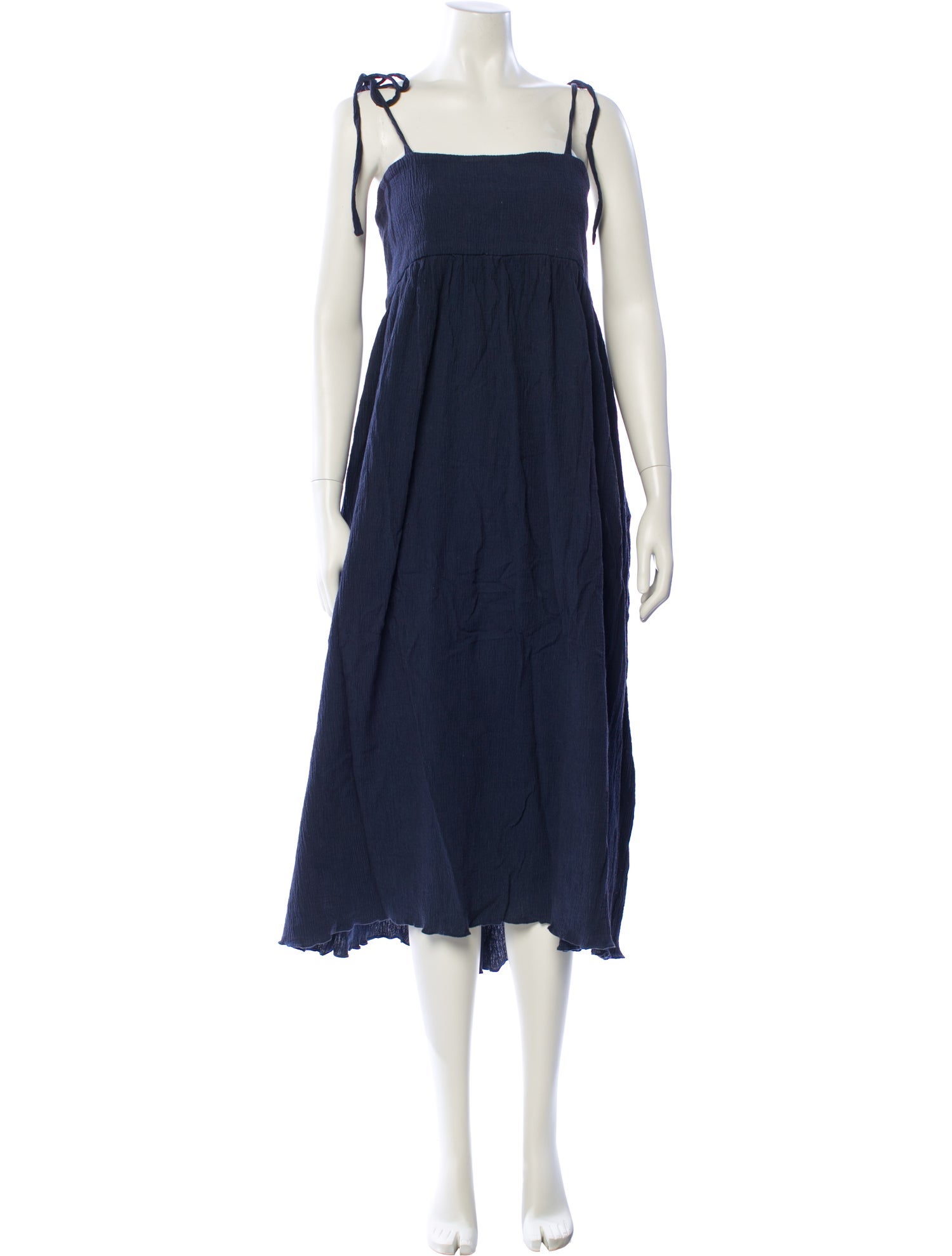 Cawley Studio Square Neckline Midi Length Dress