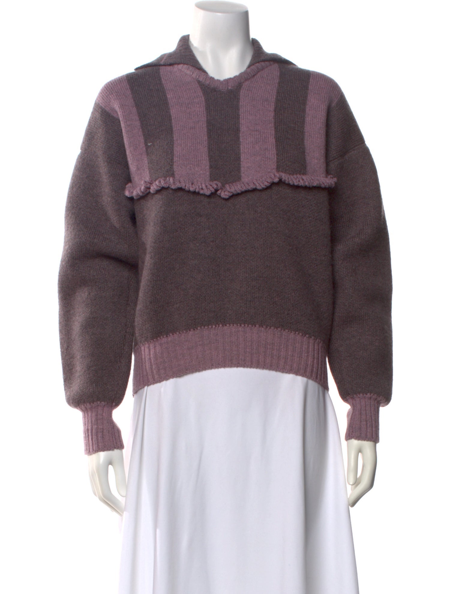 Cawley Studio Virgin Wool Striped Sweater w/ Tags