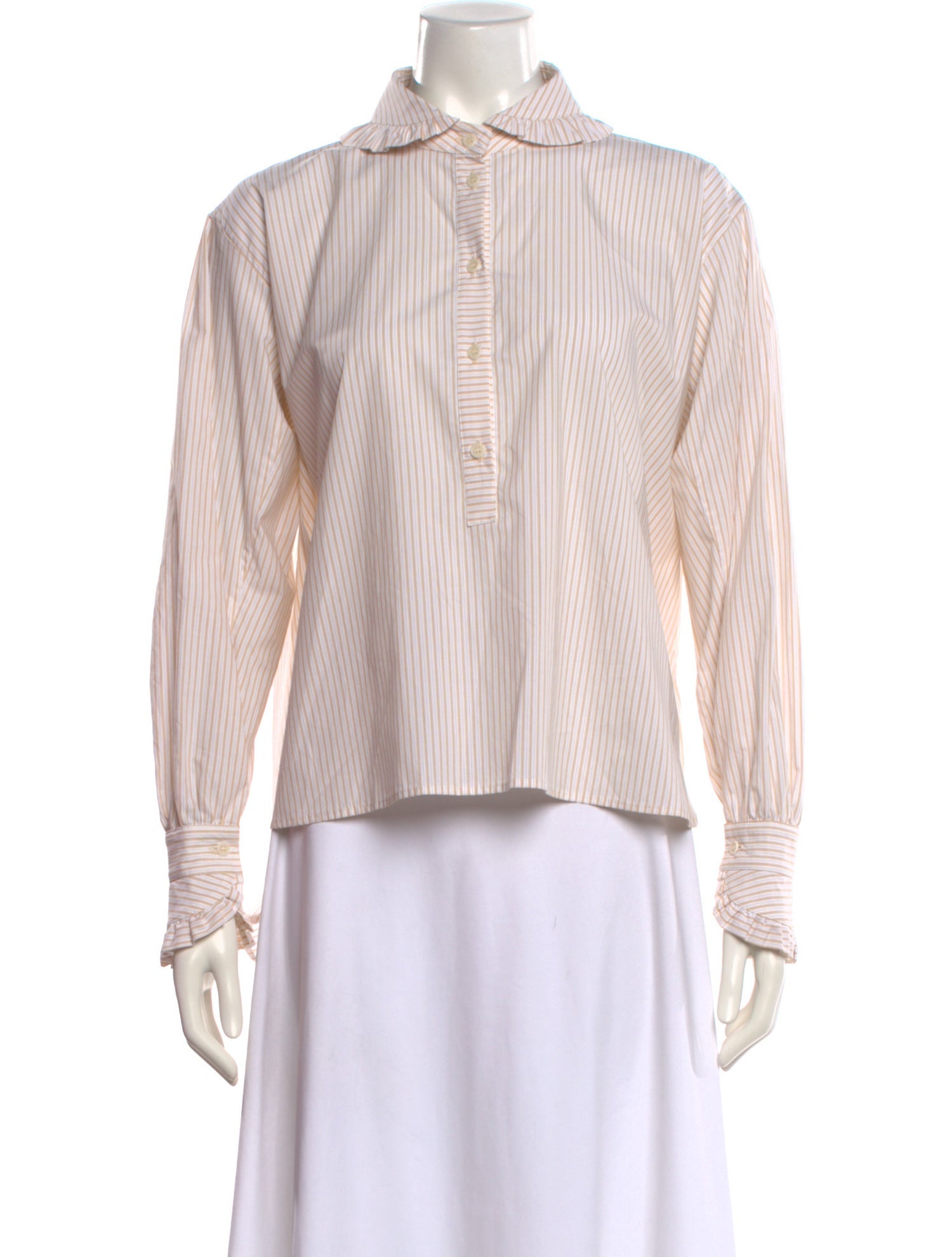 Cawley Studio Striped Long Sleeve Blouse