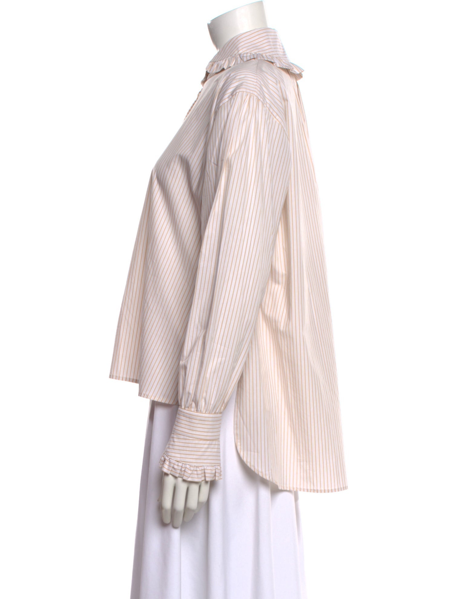 Cawley Studio Striped Long Sleeve Blouse