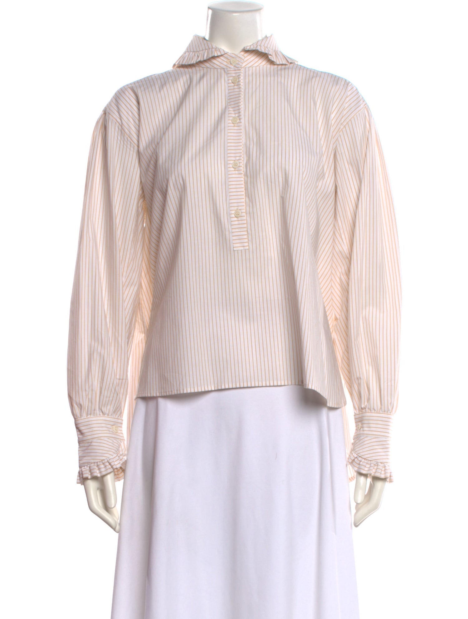 Cawley Studio Striped Long Sleeve Blouse