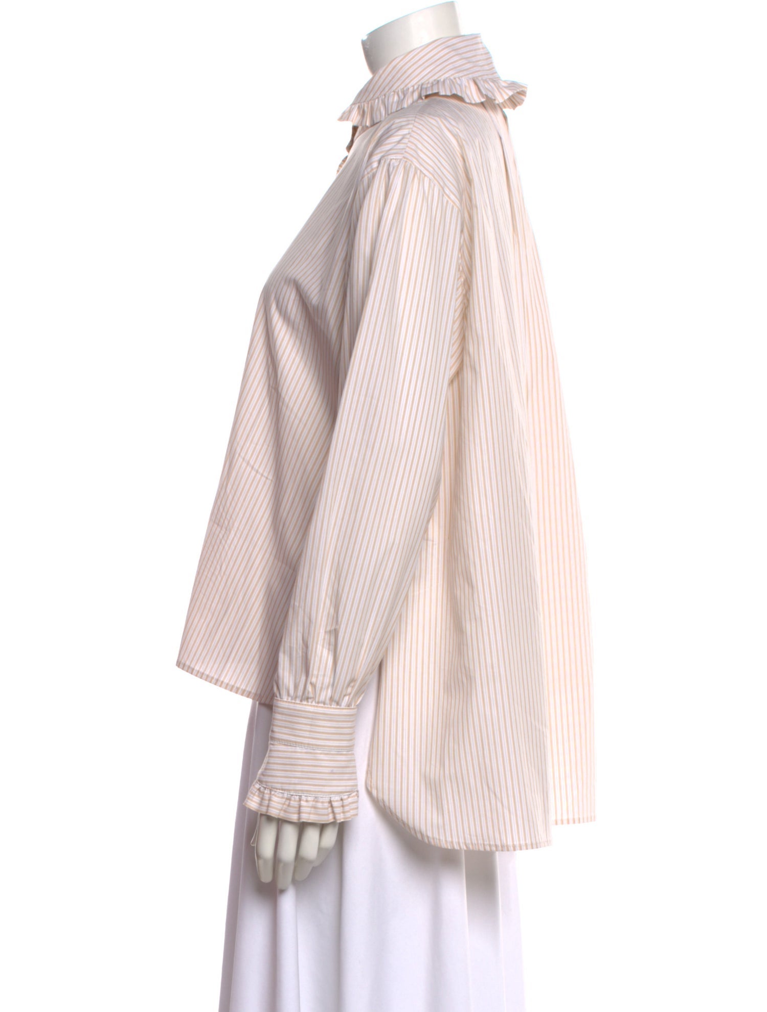 Cawley Studio Striped Long Sleeve Blouse