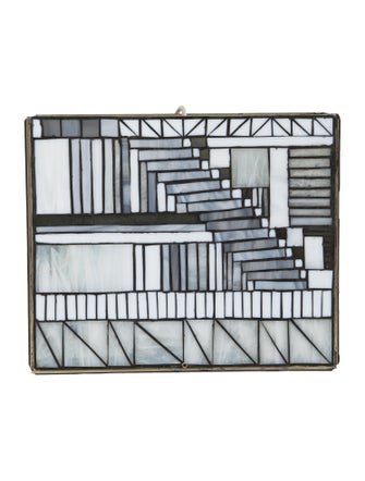 Curated by The RealReal Stained Glass Box Lamp