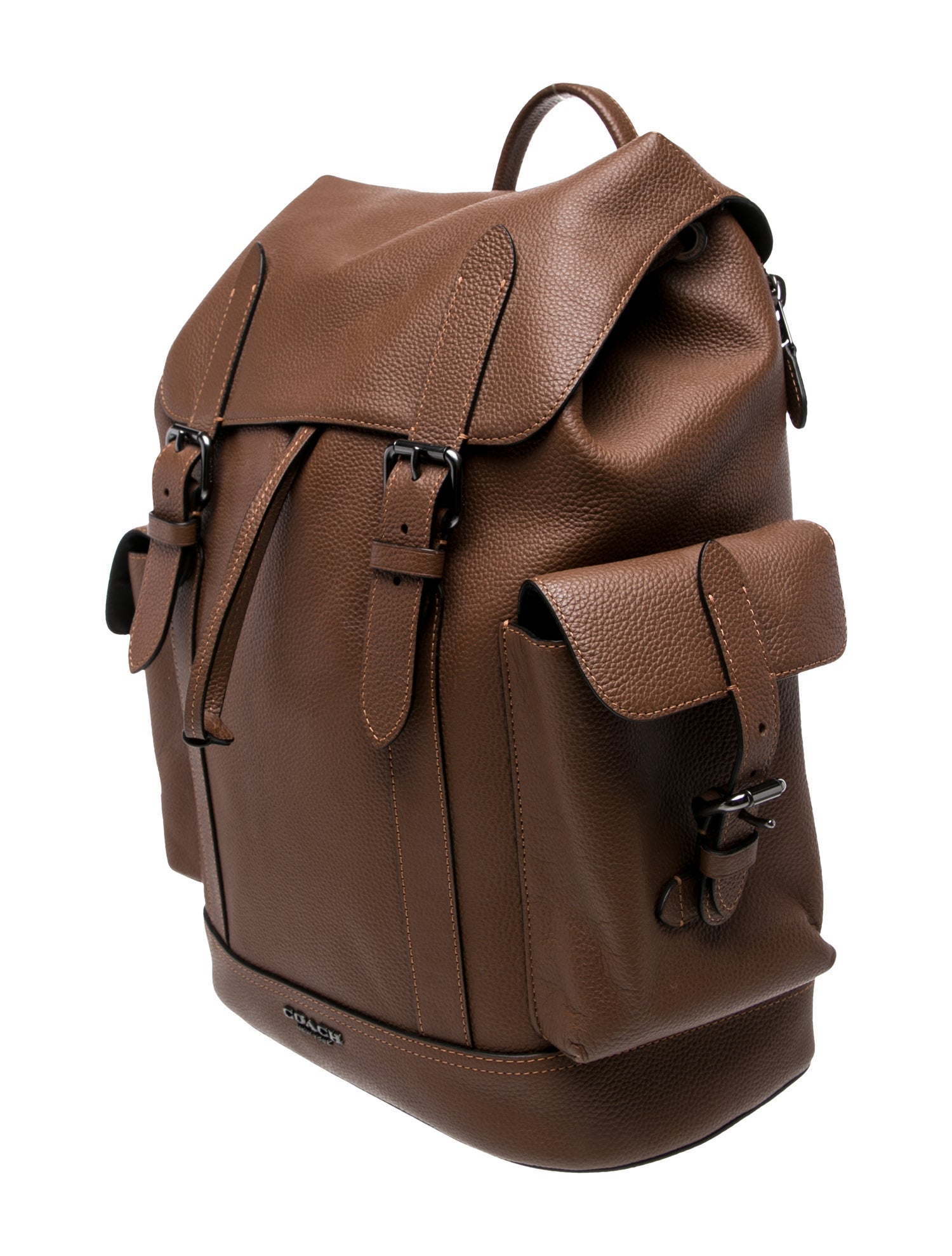 Coach Leather Backpack