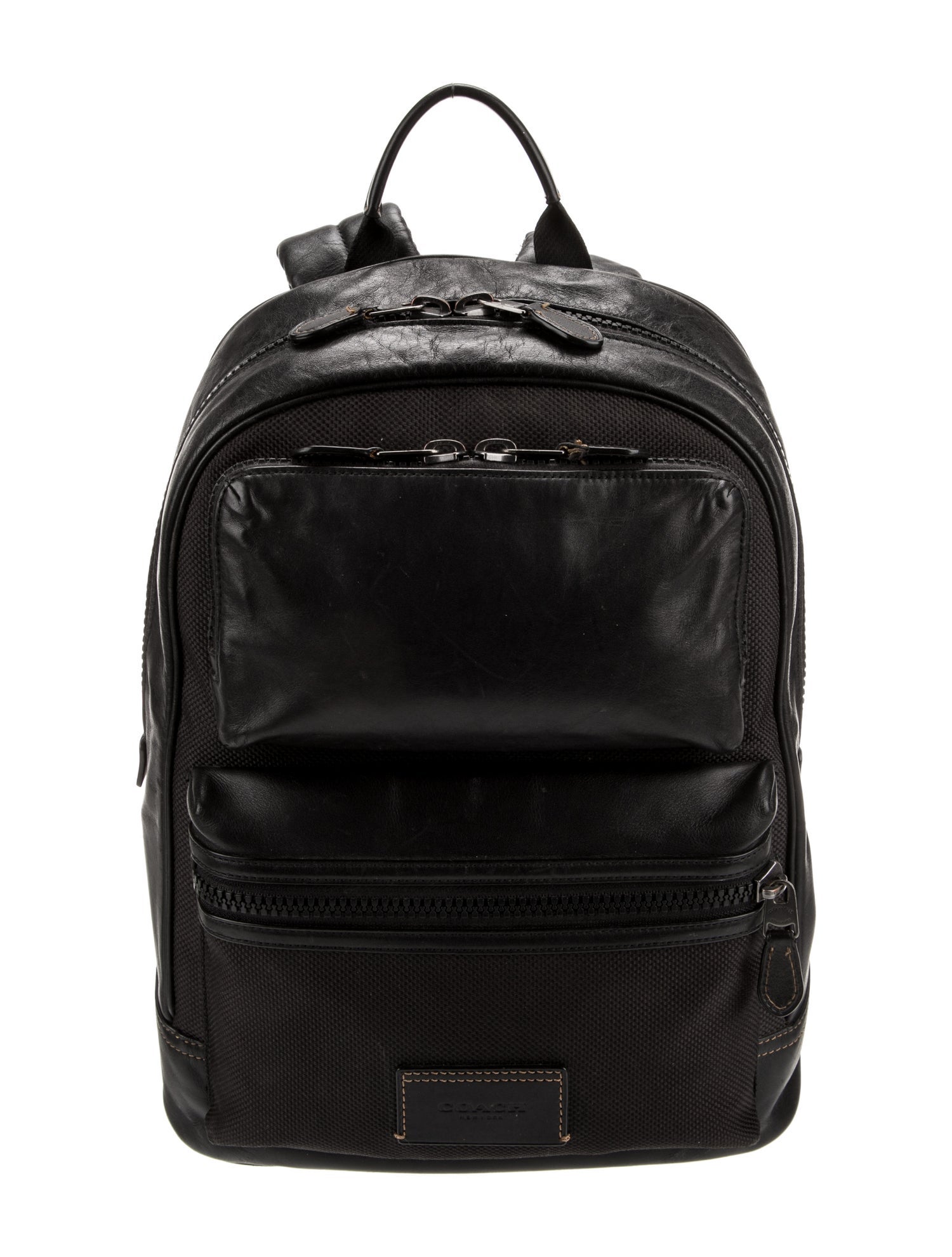 Coach Leather Backpack