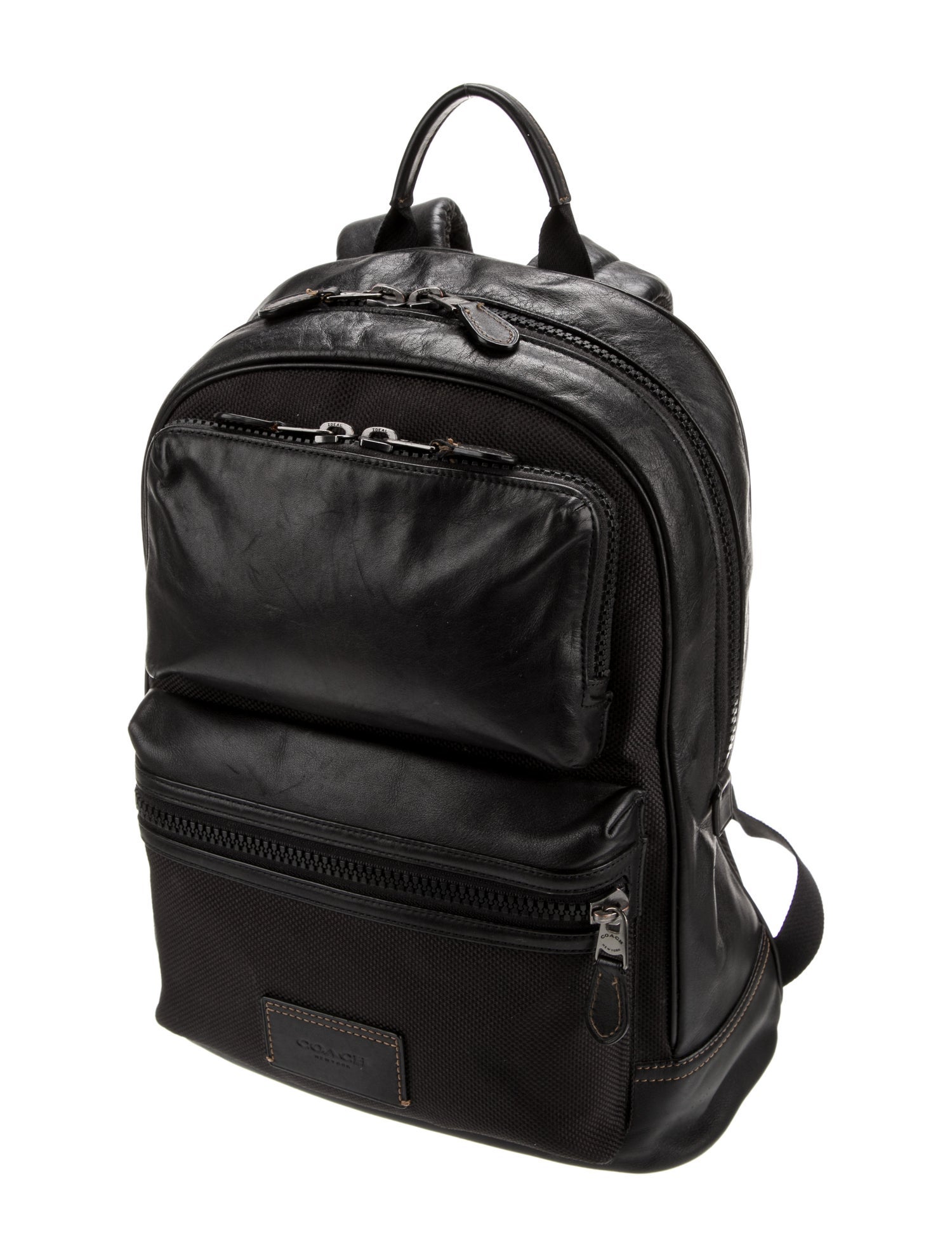 Coach Leather Backpack