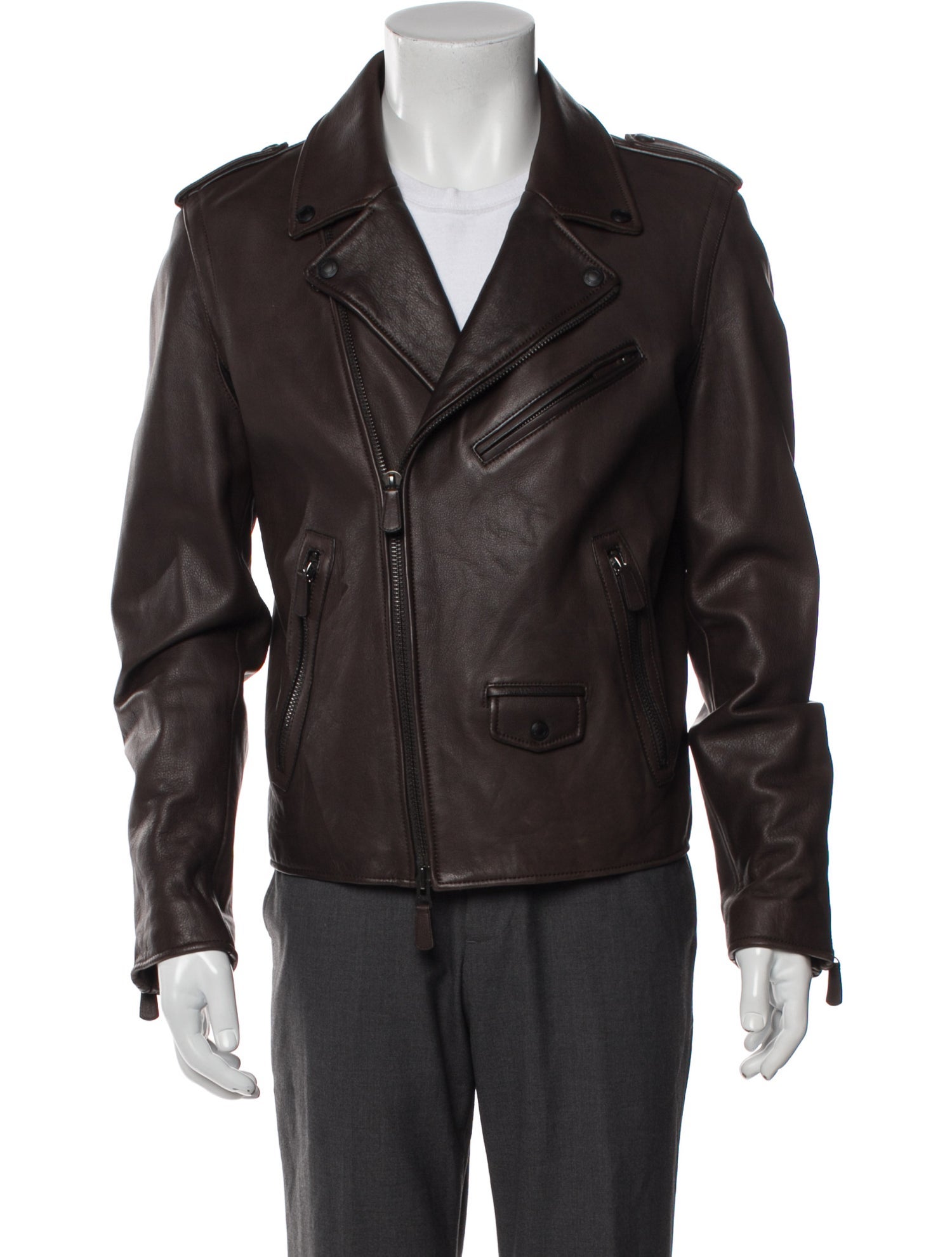 Coach Leather Moto Jacket