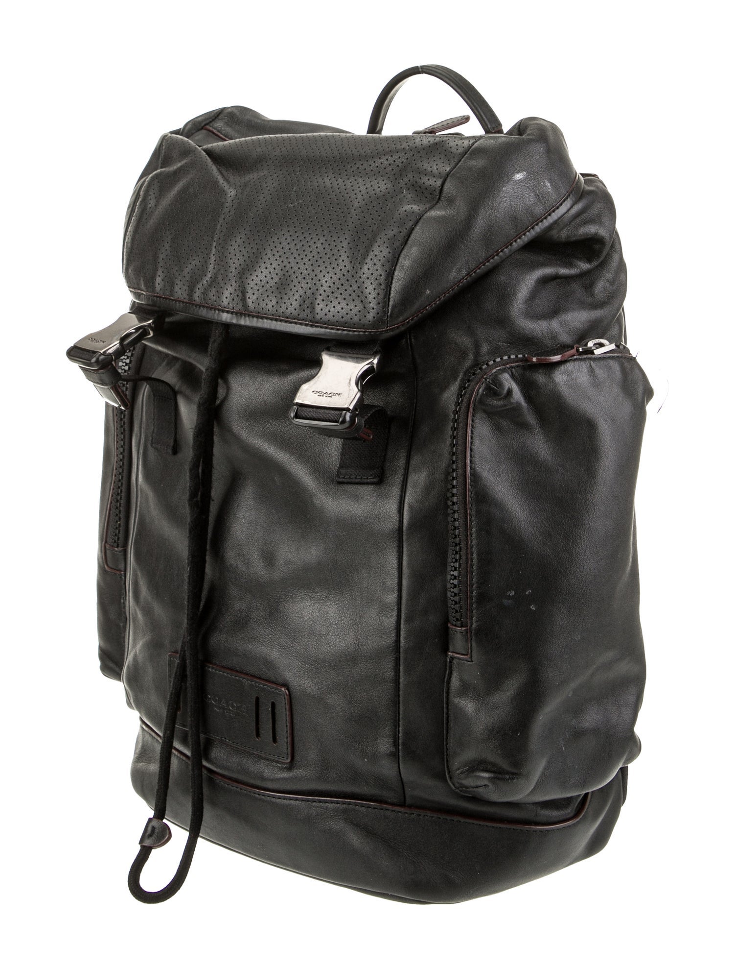 Coach Leather Backpack