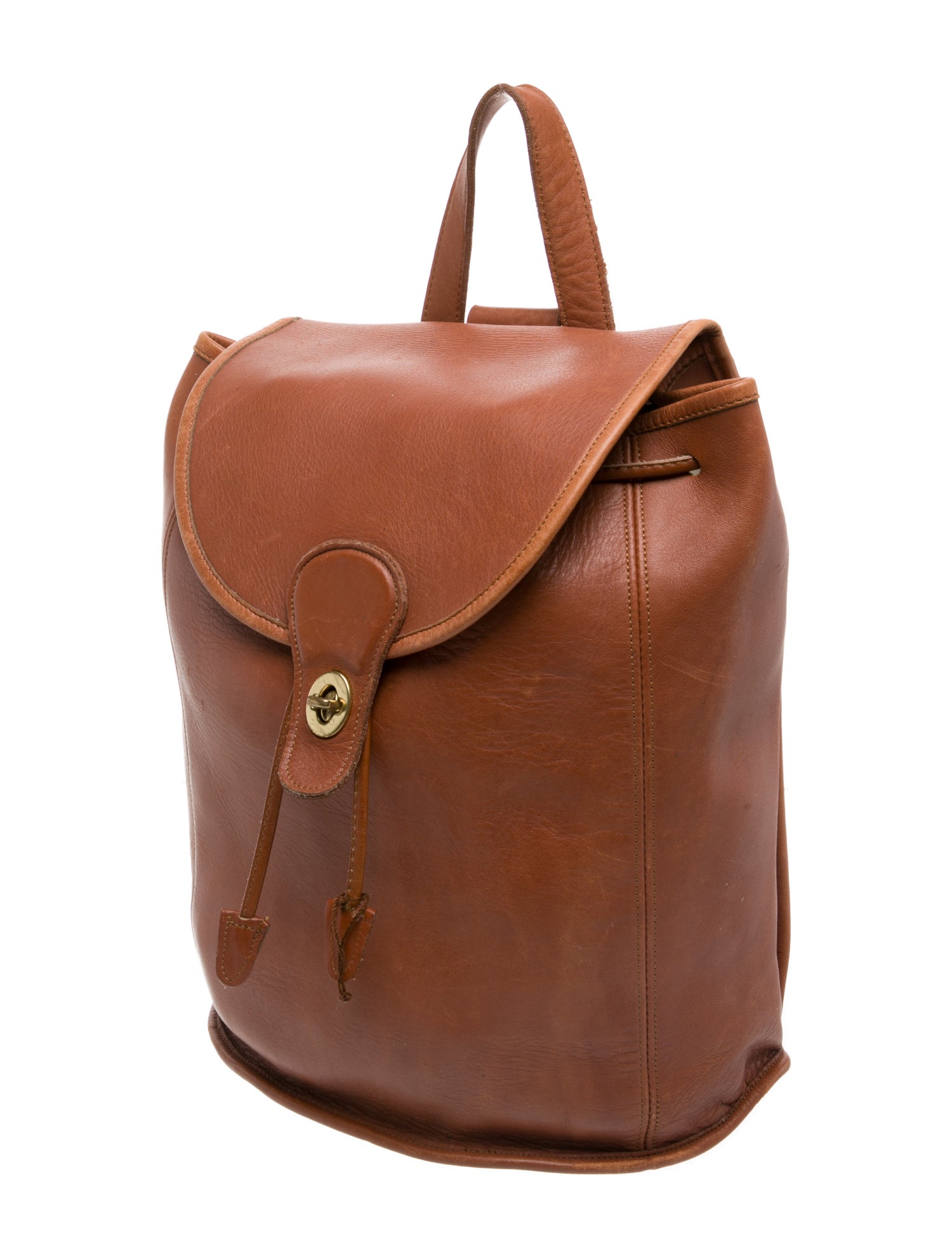 Coach Leather Backpack