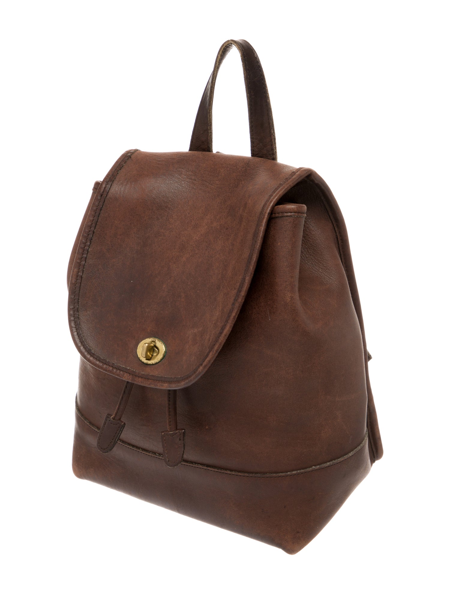 Coach Leather Backpack