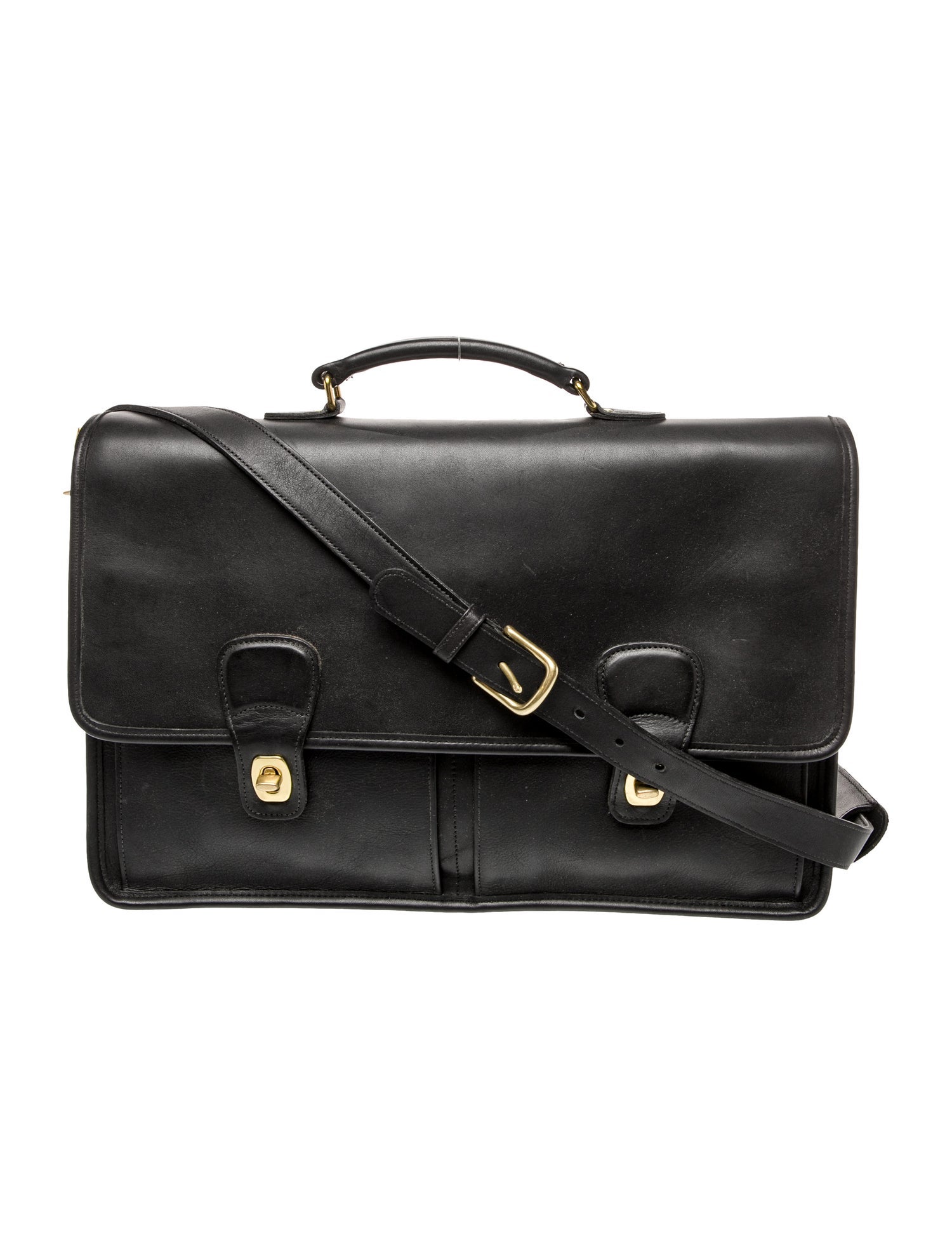 Coach Leather Messenger Bag