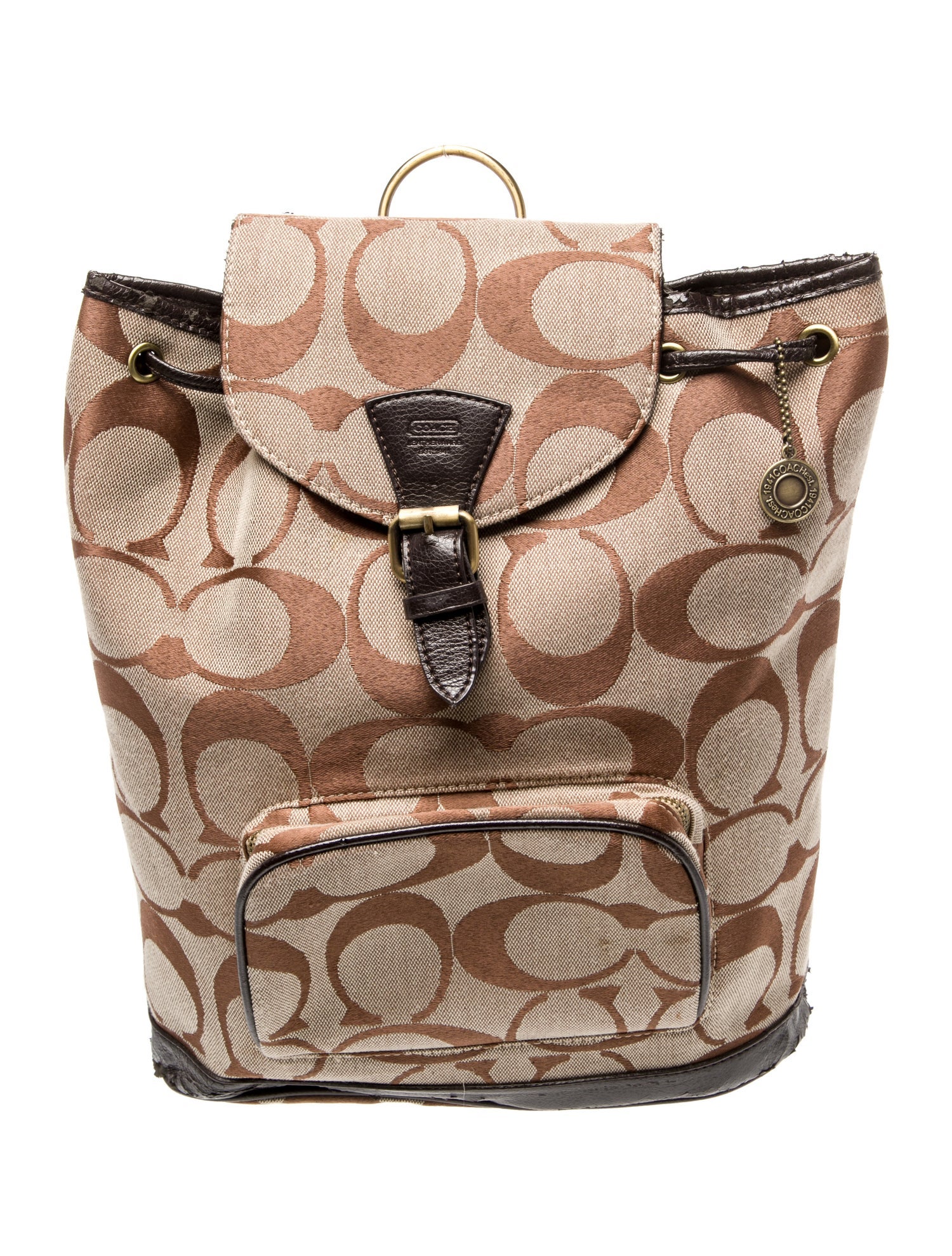 Coach Canvas Backpack