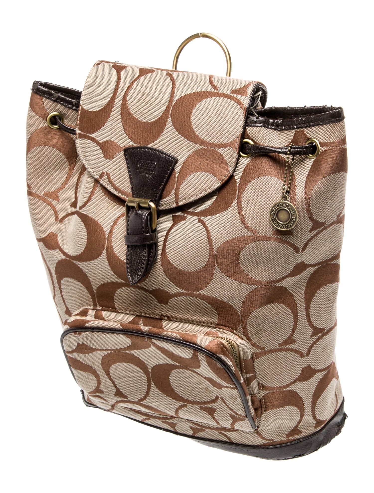 Coach Canvas Backpack